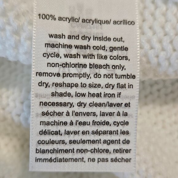 NWT Tommy Hilfiger White Sweater with Mock Turtle neck and Long Sleeves Size XL - Picture 7 of 7